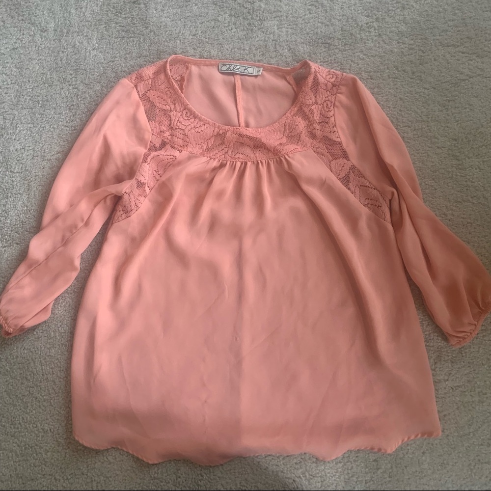 Pink blouse